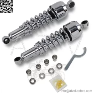 Drag Specialties Chrome 12.5" Replacement Shocks fr Harley Sportster & FXR 86-03 (For: Harley-Davidson)