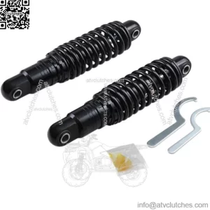 Heavy Duty Black Shocks 11" Adjustable Ride-Height Rear Suspension Touring (For: Harley-Davidson)