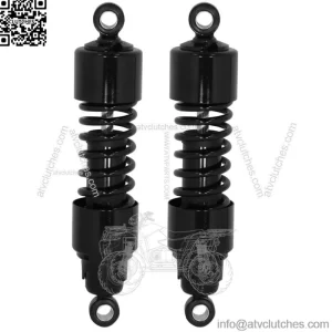 Premium Black 11" Shocks for Harley 4-Speed Big Twin 73-86 Shovelhead (For: Harley-Davidson)