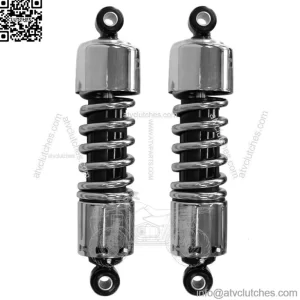 Premium Chrome 14-1/4" Shocks for Harley Sportster 79-03 XL  (For: Harley-Davidson)