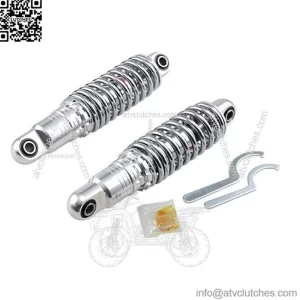 Heavy Duty Chrome Shocks 11" Adjustable Ride-Height Rear Suspension Touring (For: Harley-Davidson)