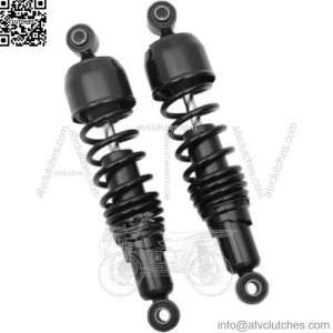 Black 12" Replacement Shocks Rear Suspension for Harley Dyna FXD FXDWG 91-17 (For: Harley-Davidson)