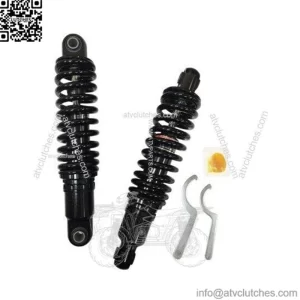 Black Heavy Duty Shocks 12" Adjustable Ride-Height Rear Suspension Dyna FXDWG (For: Harley-Davidson)