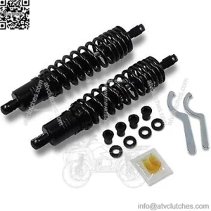 Heavy Duty Black 12" Premium Ride-Height Adjustable Shocks for Sportster 86-03 (For: Harley-Davidson)