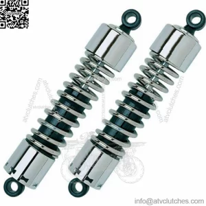Progressive 412 Shocks Pair 13" Heavy Duty Chrome Rear Harley XL Sportster 04-21 (For: Harley-Davidson)
