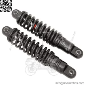 Black 13" Rear Coil Overs Shocks Ride Adjustable Harley Sportster Nitrogen Gas (For: Harley-Davidson)