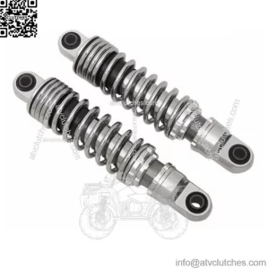 Chrome 13" Rear Coil Overs Shocks Ride Adjustable Harley Sportster Nitrogen Gas (For: Harley-Davidson)