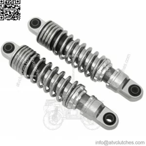 Chrome 11" Rear Coil Overs Shocks Ride Height Adjustable Harley Dyna 1991-2017 (For: Harley-Davidson)