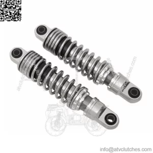 Chrome 12" Rear Coil Overs Shocks Ride Adjustable Harley Sportster Nitrogen Gas (For: Harley-Davidson)