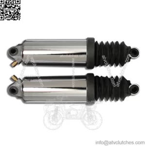 AEE Chrome Lowering 3/4" Air Shocks Set Pair 11.5" Harley Touring 91-96 (For: Harley-Davidson)