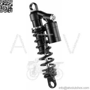14" Racing Bros Suspension Black Reservoir Piggy Back Shocks Harley XL FXR SD (For: Harley-Davidson)