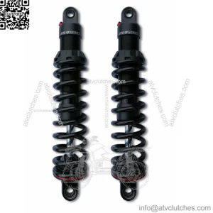 12" Progressive Suspension Black 490 Sport Shocks Harley Touring Bagger 80-2018 (For: Harley-Davidson)
