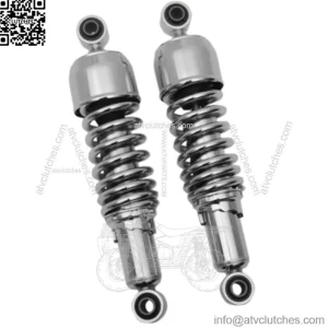 Drag Specialties Chrome 13" Replacement Nitrogen Shock Absorbers Harley Touring (For: Harley-Davidson)