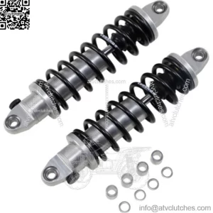 Legend Revo-A Coil Suspension 12 Standard Silver Adjustable Shocks Harley 04+ XL (For: Harley-Davidson)