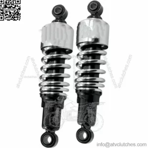 New Burly Chrome 10.5" Slammer Rear Shocks Lowering Kit 1984-2020 Harley Touring (For: Harley-Davidson)