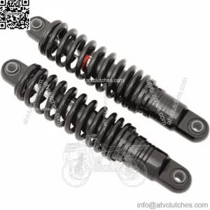 Black Nitrogen 13" Rear Coil Overs Shocks Ride Adjustable Harley Dyna 1991-2017 (For: Harley-Davidson)