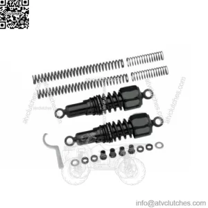 Burly Black Slammer Shocks + Fork Springs Lowering Kit 04-15 Harley Sportster XL (For: Harley-Davidson)