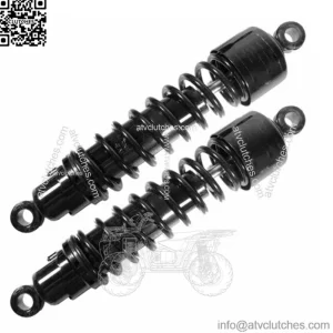 Progressive Suspension 14" Black 412 Standard Duty Shocks 91-2017 Harley Dyna (For: Harley-Davidson)