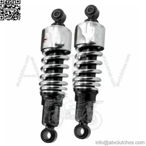 Burly Chrome 10.5" Slammer Rear Shocks Lowering Kit 2004-2020 Harley Sportster (For: Harley-Davidson)