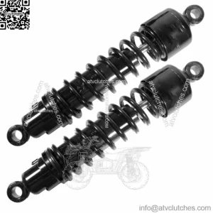 Progressive Suspension 13.5" Black 412 Standard Duty Shocks 91-2017 Harley Dyna (For: Harley-Davidson)