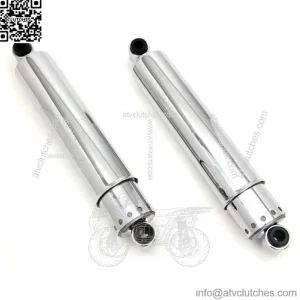Chrome Full Cover 14" Rear Shocks Absorbers Harley K Model Ironhead 54500-56A (For: Harley-Davidson)
