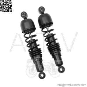 Drag Specialties Black 13" Nitrogen Springs Shocks Absorber Harley Touring 85-20 (For: Harley-Davidson)