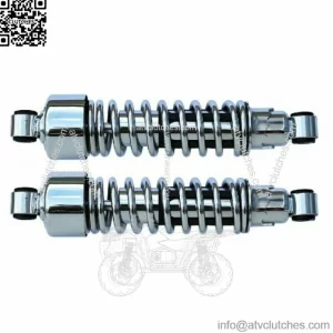 Ultima 14" Adjustable Chrome Rear Shocks Absorbers Pair Harley Custom Sportster (For: Harley-Davidson)