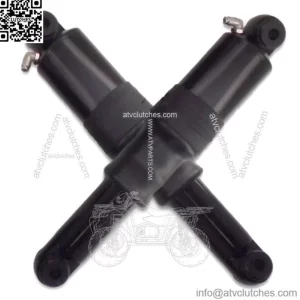Dirty Air Black Rear Aluminum Air Ride Shocks Suspension Pair Harley V-Rod 01-20 (For: Harley-Davidson)