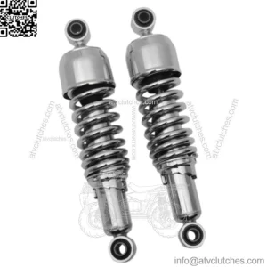 Drag Specialties Chrome 11" Replacement Nitrogen Shock Absorbers Harley Touring (For: Harley-Davidson)