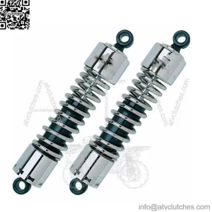 11" Chrome Progressive 412 Standard Lowering Shocks 79-03 Harley Sportster FXR (For: Harley-Davidson)