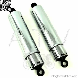 Progressive Suspension 412 Series Chrome 13.5 Shocks Harley FLH 58-72 412-4029C (For: Harley-Davidson)
