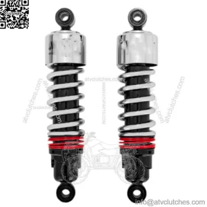 Burly Brand 10.5" 11.5" Slammer Plus Shocks Lowered Chrome Harley 84-20 Touring (For: Harley-Davidson)