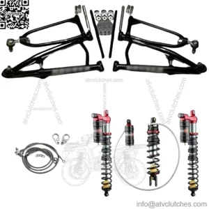 Houser 2.25 Legacy Long Travel Front Rear Shocks Suspension Kit Raptor 700