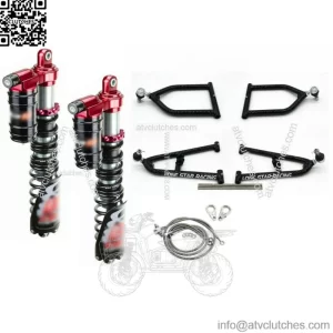 Lonestar +2 A-Arms 3 Legacy Plus Front Shocks Suspension Kit Yamaha Banshee