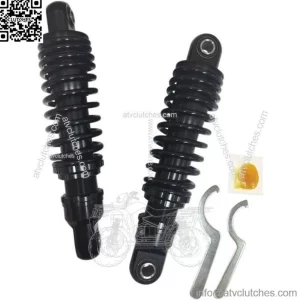 Adjustable Shocks 10.5" Black Harley Davidson