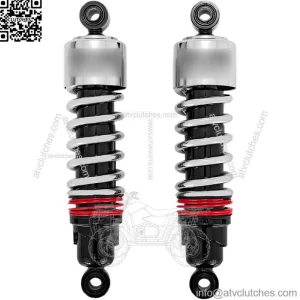 Burly Brand Slammer Plus Shocks Chrome #B28-1204 Harley Davidson