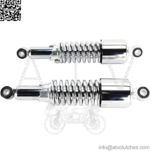 Shocks with Eyelet Mount with Shrouds Chrome