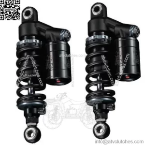Universal Shicane HLR Twin Shocks 340mm to 350mm Black