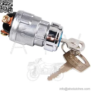 OxoxO JK423 3 Wire Ignition Switch??12V Ignition 2 Keys Starter Switch Repalcement for Car, Motorcycle, Tractor, Forklift, Truck, Scooter, Trailer
