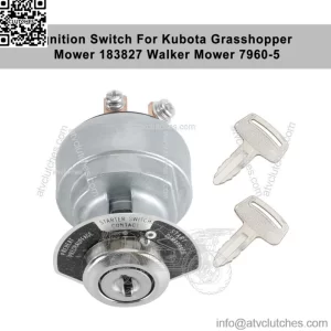 Ignition Switch W/2 Keys 1E013-63590 Fits For Kubota Grasshopper Mower 183827 UE
