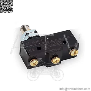 Club Car Brake Light Micro Switch fit Club Car DS 1981 UP and EZGO 1971 UP,3 Terminal Plunger-Style,Replace OEM#1011439, 12374G1, 13141G1,730, MS-011