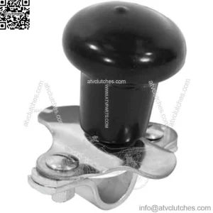 Black Vinyl Steering Wheel Spinner Knob fits in Universal Mowers & Tractors