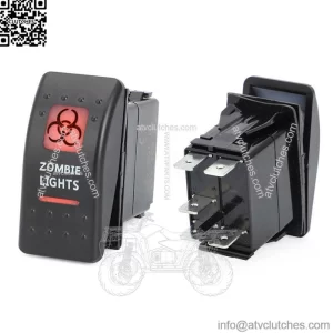 ZOMBIE LIGHTS SWITCH AMBER ORANGE LIGHT FOR CAN-AM MAVERICK X3 COMMANDER ROCKER
