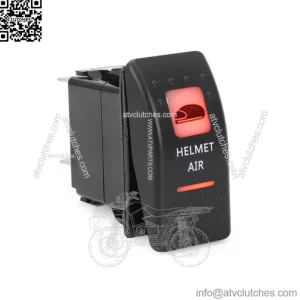 FOR CAN AM MAVERICK X3 COMMANDER DEFENDER HELMET AIR SWITCH AMBER LED LIGHT US