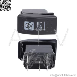 ZOMBIE LIGHTS SWITCH - AMBERORANGE  FOR CAN-AM MAVERICK X3 COMMANDER ROCKER