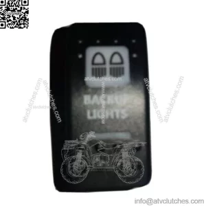Backup Lights (RED) Can-Am Style Switch Maverick Commander X3