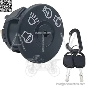 Starter Ignition Switch with Key 4-Position 7-Terminals Works with Cub Cadet,Husqvarna,John Deere,MTD Lawn Mower Replace 725-1741,925-1741,532163968,532175566,163968,GY20074,175442