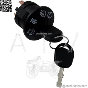 583068901 532175566 539107541 532189687 175566 163968 Starter Ignition Key Switch for Sears Craftsman AYP Husqvarna Jonsered Dixon 2 Keys & Free Carabiner