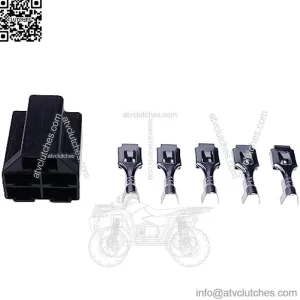 Ignition Key Switch Connector M90206 for John Deere TCA22740 TCA15075 AM101561 EZTrak Ztrak Quiktrak Gator Oregon 33-350