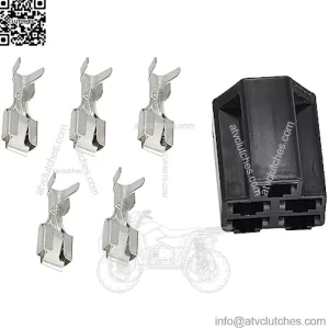 Ignition Key Switch Connector M90206 TCA22740 TCA15075 AM101561 Compatible with John Deere Tractors X300 X304 X310 X320 X324 X340 X354 X370 X380 X384 Gators XUV865R XUV855D RSX850i